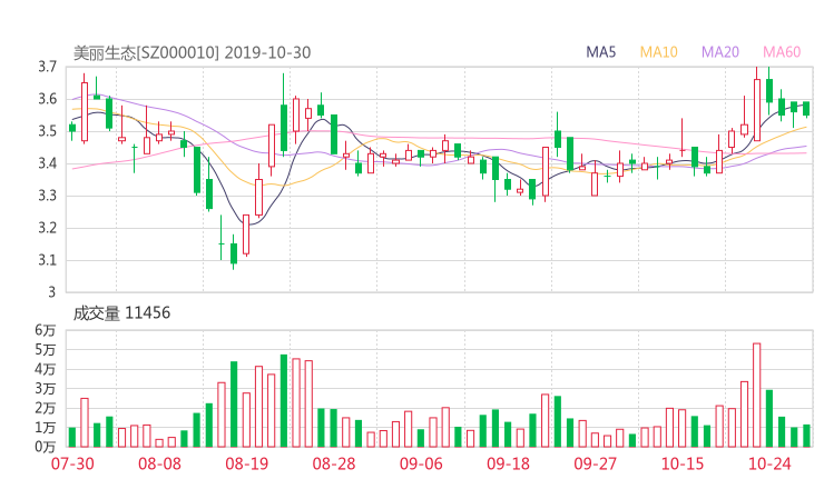 000010资金流向 美丽生态股票资金流向 最新消息2019年11月11日